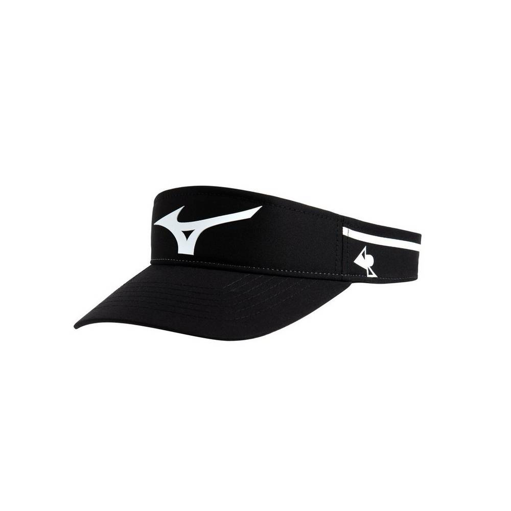 Mizuno April Ross - Bayan Visor - Siyah/Beyaz Türkiye (SFDEVB-056)